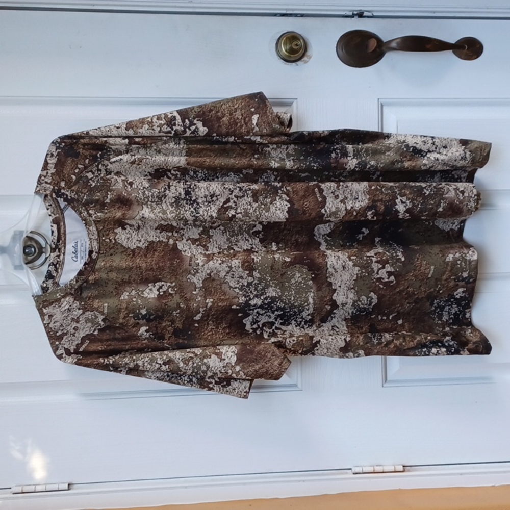 CABELA'S SS Camo Shirt Sz 3XL
